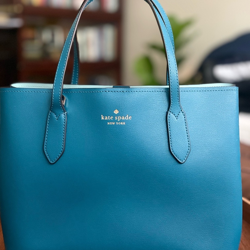 kate spade Teal Blue Green Saffiano Leather bag NWOT